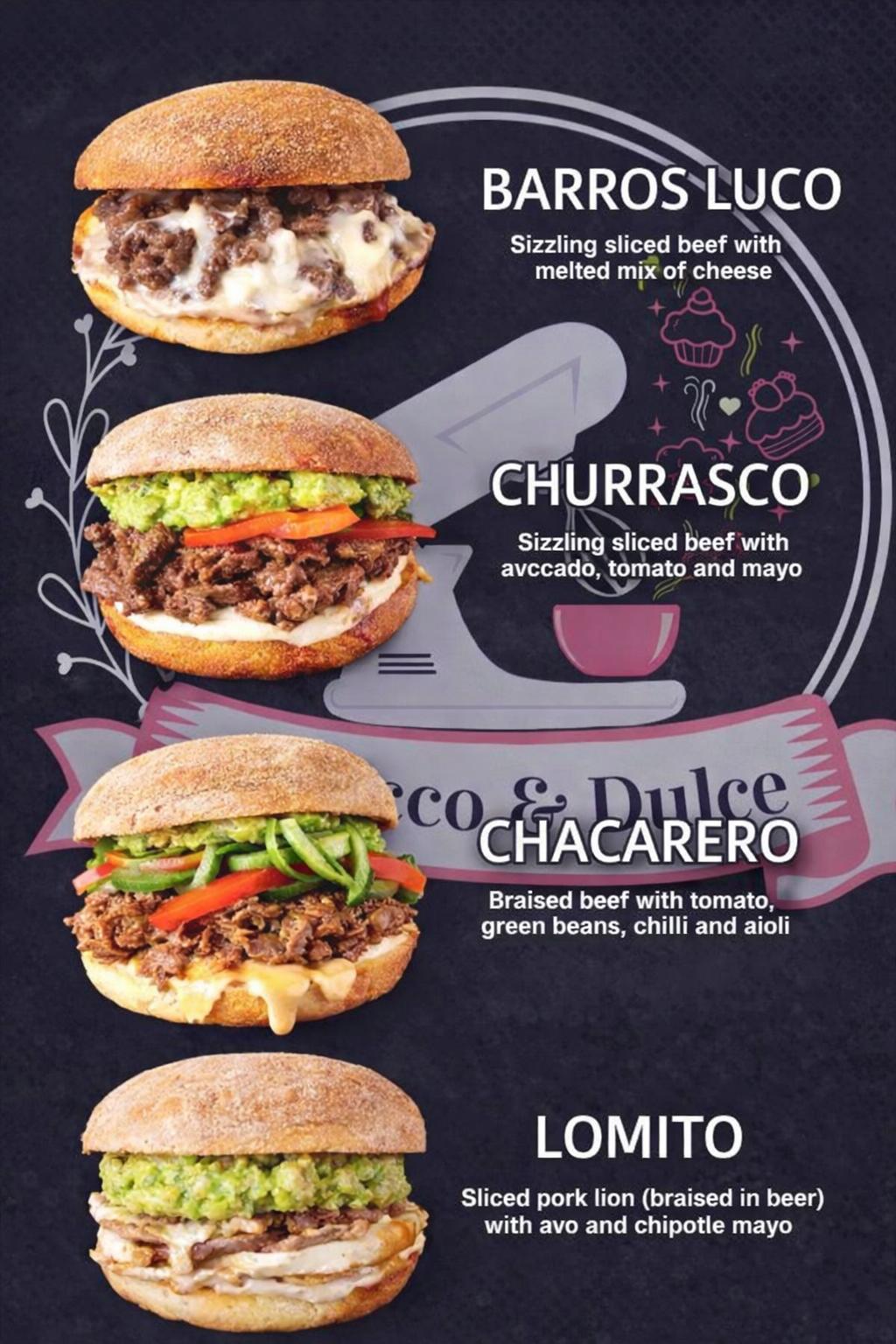 Rico Dulce menu
